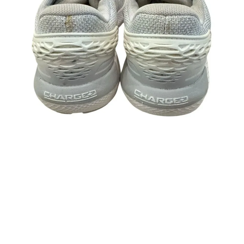 Under Armour Charged Rogue 2 Twist Grey White Running Shoes Sneakers 8